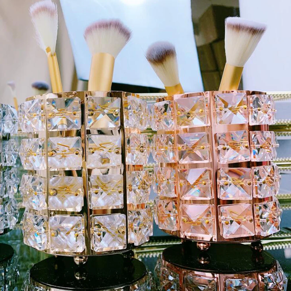 Хрустальная коробка для хранения ювелирных изделий Европейская металлическая