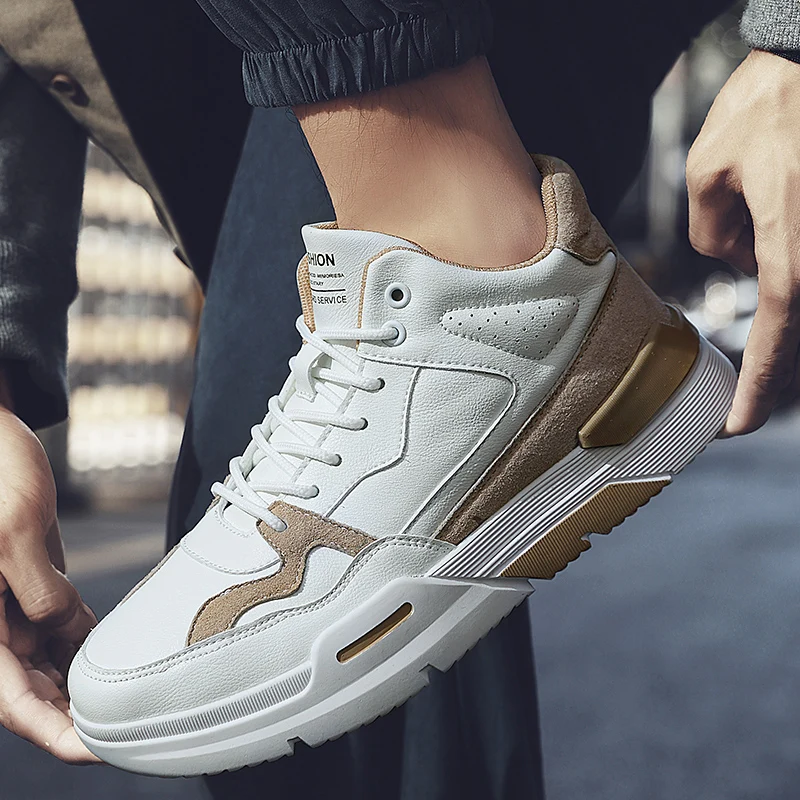 

Original Fashion Casual Shoes High Top Walking Shoes For Men Comfortable Casual Male Sneakers Popular Man Flats Footwear