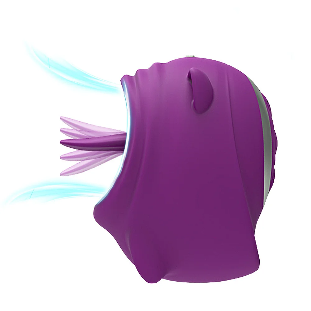 Стимулятор клитора для мужчин и женщин взрослых лижущий шар язык присоска