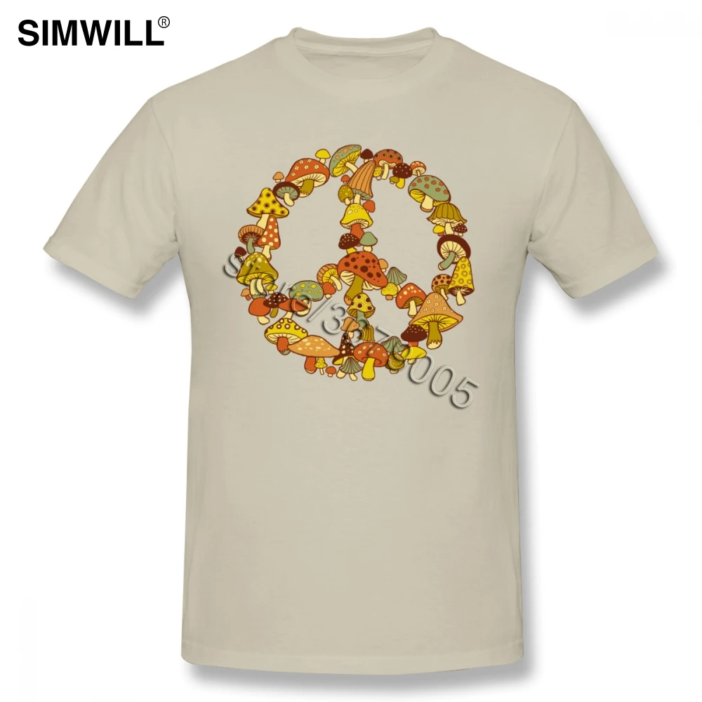 2019 мужские футболки с грибным кольцом очень большая футболка из чистого хлопка