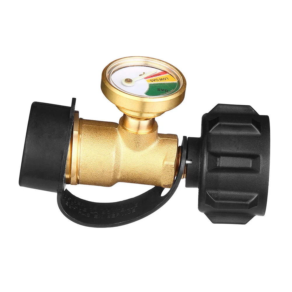 Адаптер бака прочный наружный латунный резьбовой соединитель индикатор