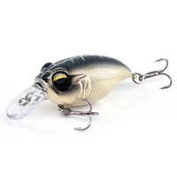 lutac high quality crank bait 40mm 9g artificial plastic hard bass lure floating long casting fishing tackle