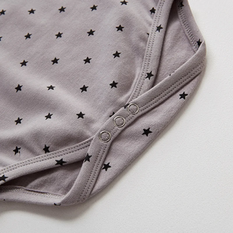 

Baby Boys Girls Clothing Autumn Long Sleeve Star Print Romper + Rabbit Ears Hat Toddler Newborn Infant Cotton Soft Jumpsuit
