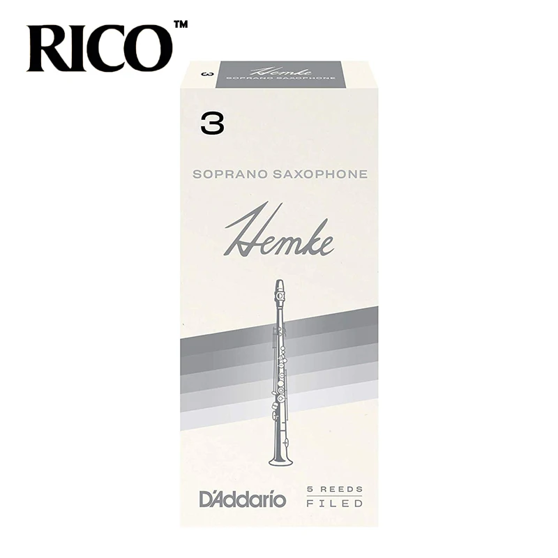 RICO Hemke сопрано саксофон тростник/Саксофон сопрано сила тростника 2,5#, 3# коробка из 5 [ ]