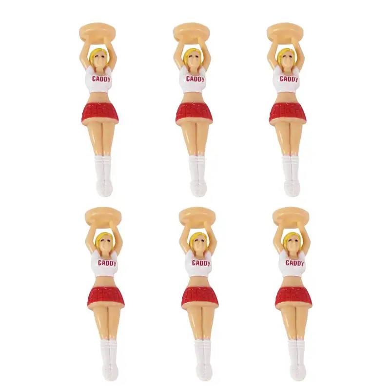 4/6 шт/комплект уличная девушка Гольф Тройники пластиковый держатель