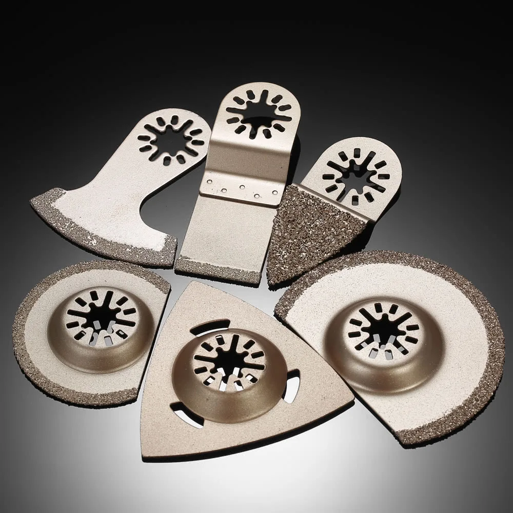 Набор осциллирующих полотен пилы комплект из 6 твердосплавных насадок для Dremel Fein