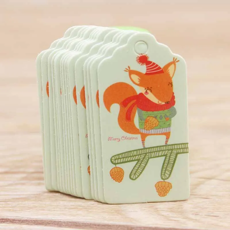 Горячая Распродажа новинка 2x4 см бирка с надписью happy brithday/merry christmas 200 шт./200 тегов