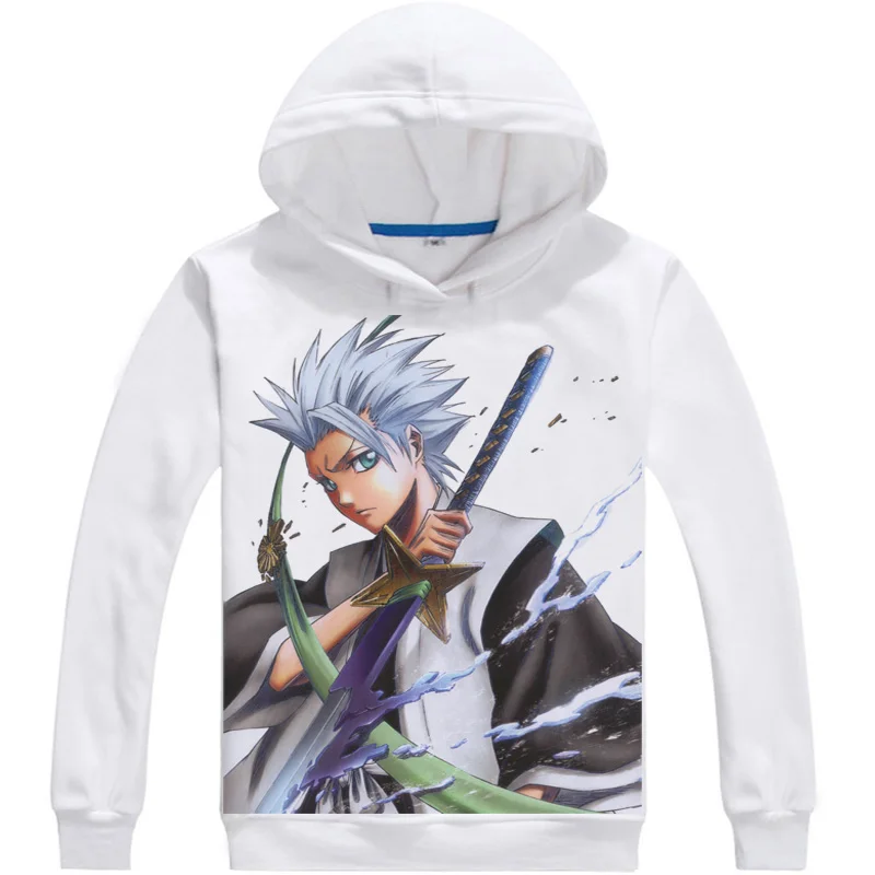 Толстовка с капюшоном и принтом Kurosaki Ichigo флисовые зимние свитшоты для косплея из