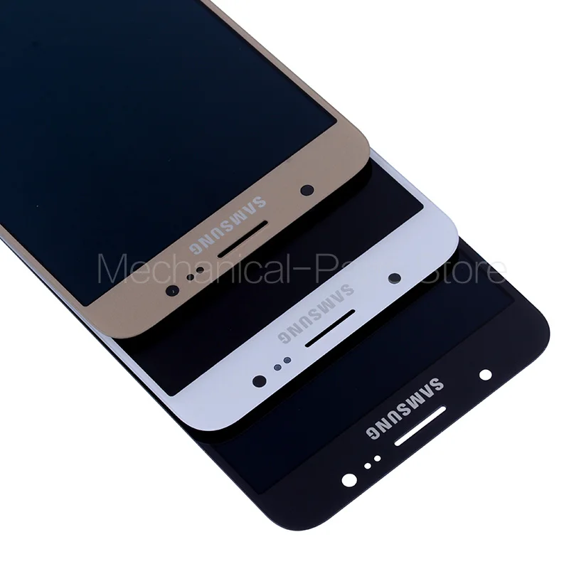 Дисплей для SAMSUNG Galaxy J7 в сборе с тачскрином на рамке черный белый золотой