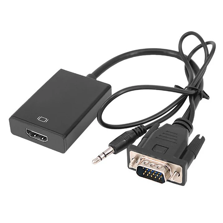 Преобразователь из VGA в HDMI адаптер Hdmi к кабелю источник питания Vga HD коммутатор
