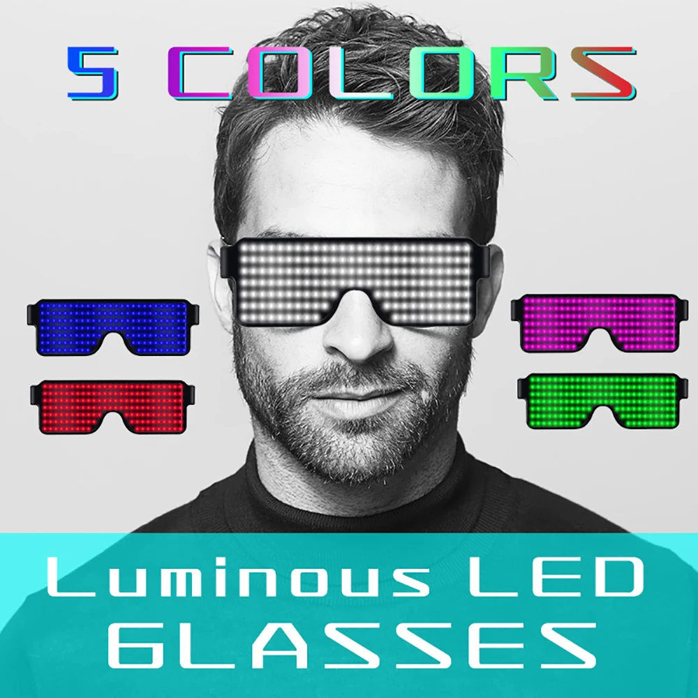 Светящийся светодиодный Оски с подсветкой светящиеся мигающие солнцезащитные