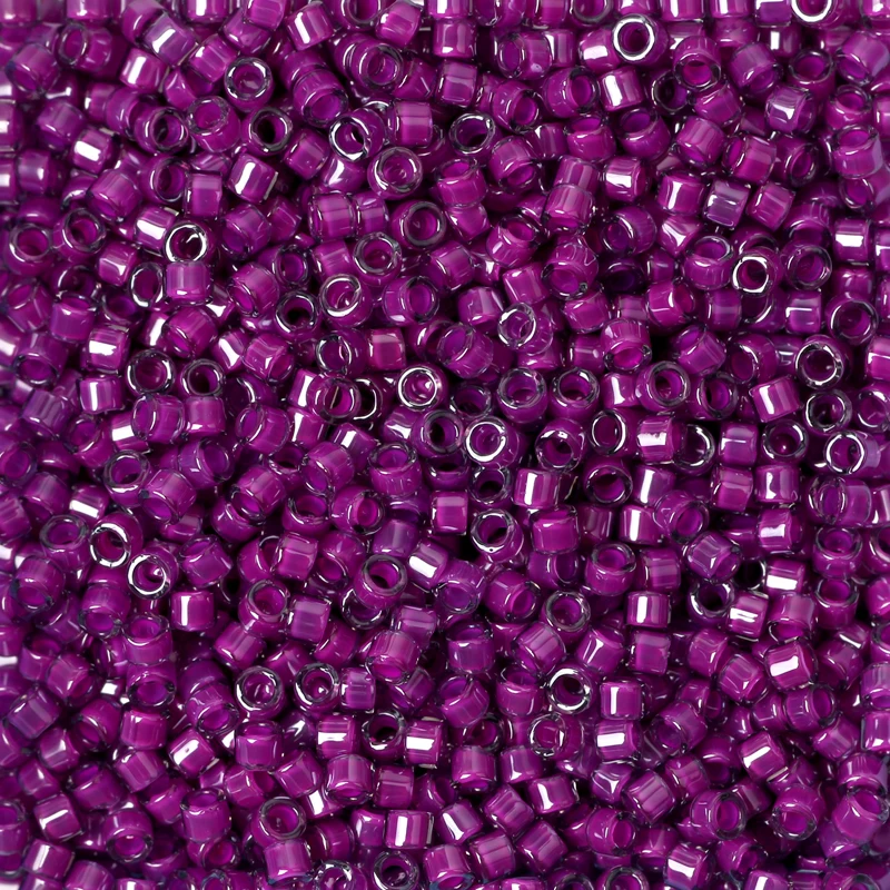 

FAIRYWOO 5 Grams/Bag Miyuki Delica Seedbead 11/0 Bling Bling Beads Purple Color Bead DB281 Women Pendant For Necklace & Bracelet