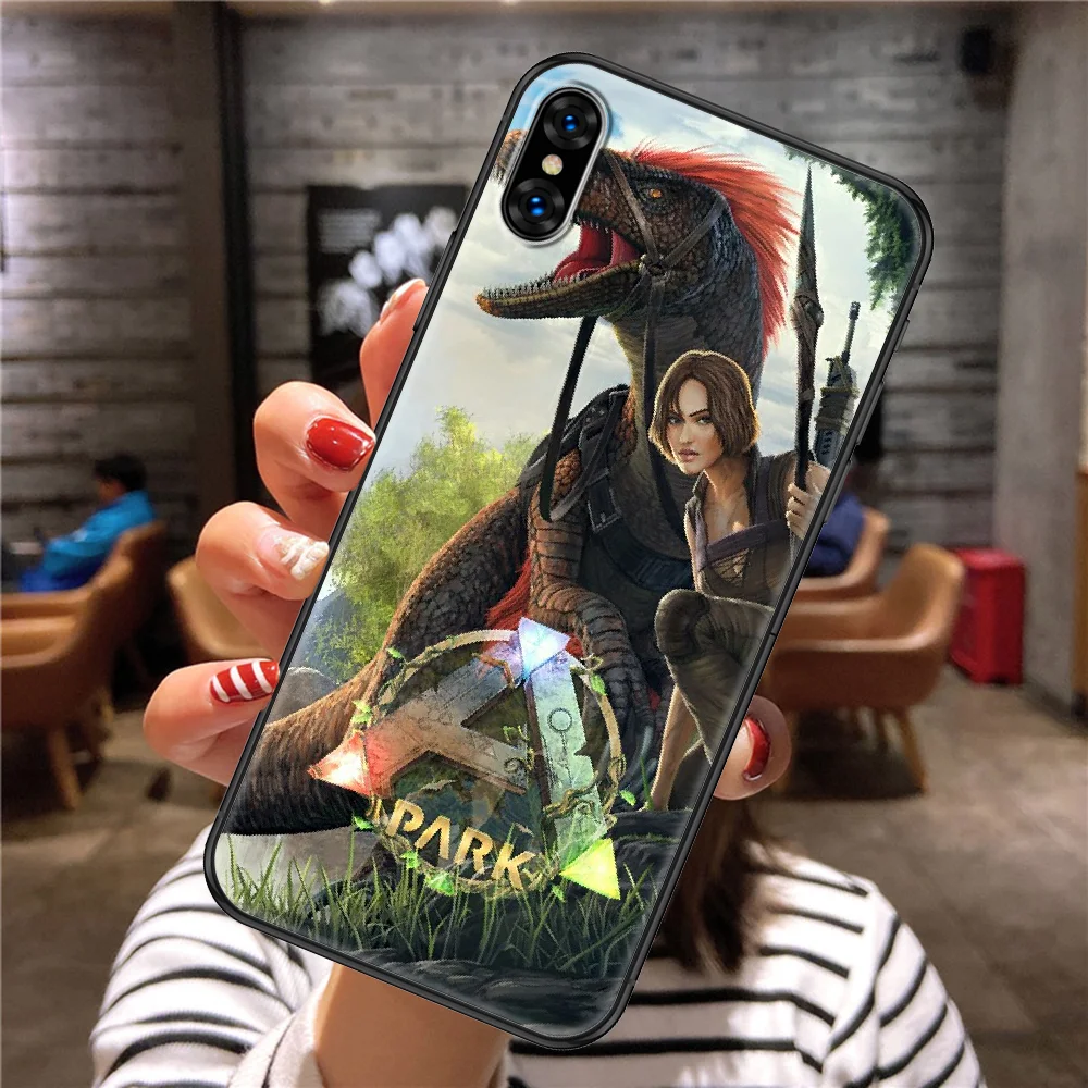 Чехол для телефона Game ARK Survival Evolved для iPhone 5 5s SE 2 6 6s 7 8 12 Mini Plus X XS XR 11 PRO MAX черный модный.