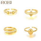ROXI нерегулярные Открытие Кольца для Для женщин 925 стерлингового серебра на день рождения дружбы, ювелирное изделие, подарок серебряное кольцо на палец для обручального кольца для девочек