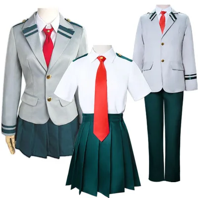 Boku No Hero Academy AsuiTsuyu yaojorozu Momo men wo Мужская школьная форма My OCHACO URARAKA мидория изуку