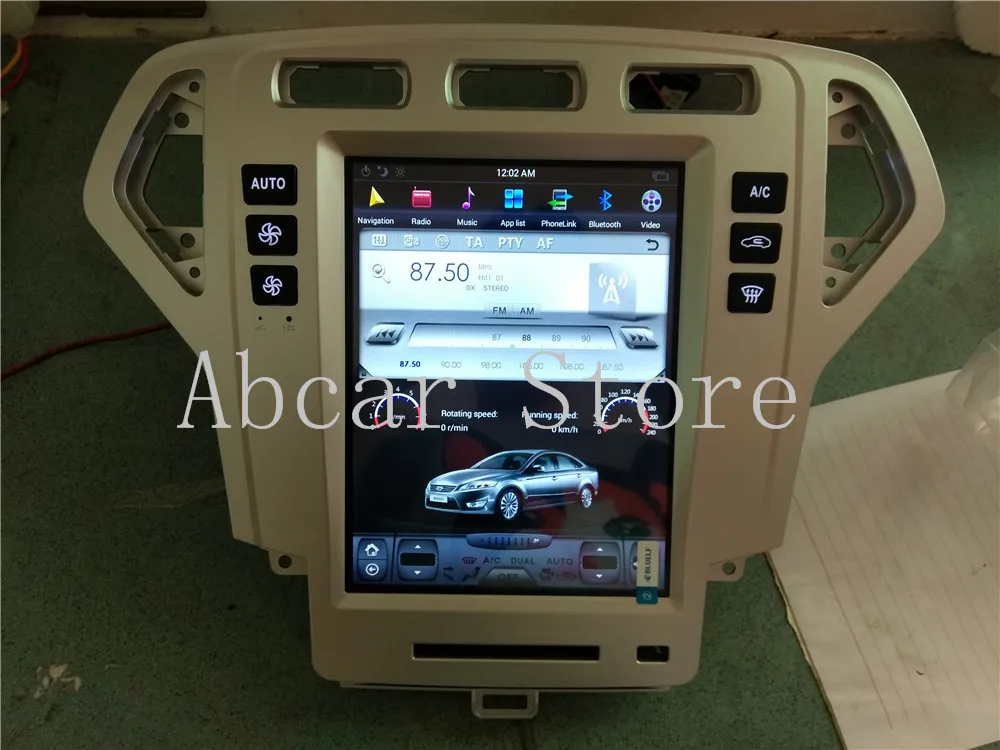 10 4 ''Tesla стиль Android 9 0 автомобильный dvd плеер GPS навигация для Ford Fusion Mondeo 2007-2014