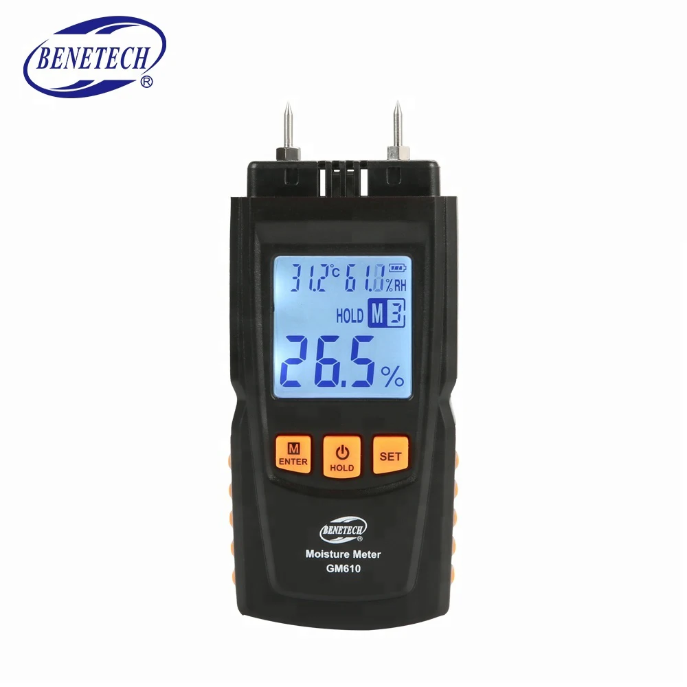 

Цифровой измеритель влажности древесины BENETECH GM610