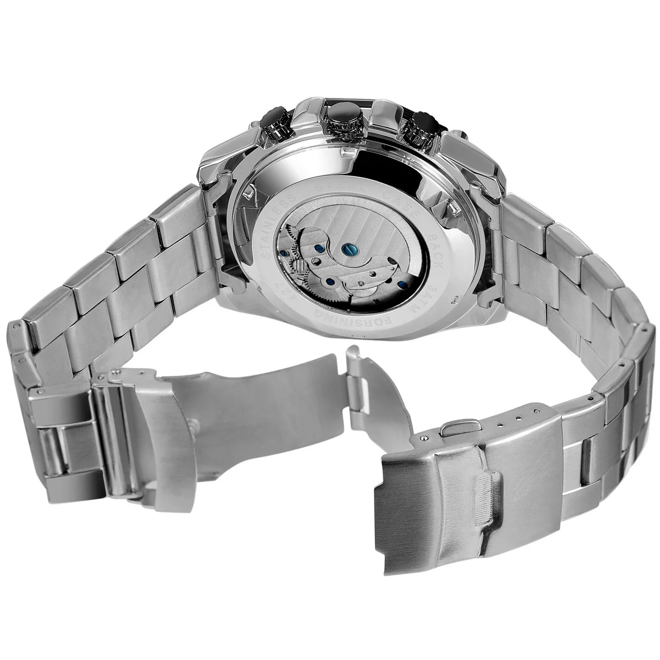 FORSINING Tourbillon автоматические механические мужские наручные часы военные