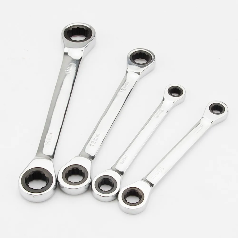 Гаечный ключ с двойной головкой ручной инструмент из хромованадиевой стали для