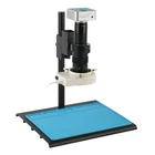 Электронный цифровой промышленный видеомикроскоп с камерой 36 МП 1080P, запись видео TF, объектив 300X 180X для лабораторной обработки