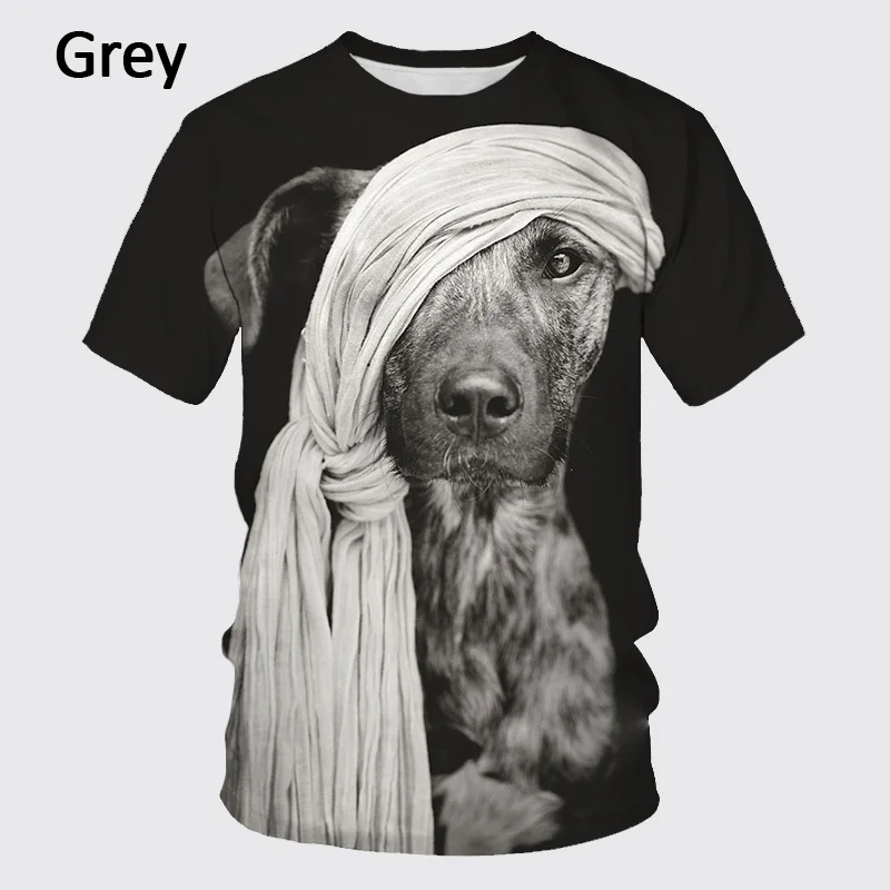 Летняя Модная рубашка топ рисунок немецкой овчарки на Хэллоуин 3D печать животные