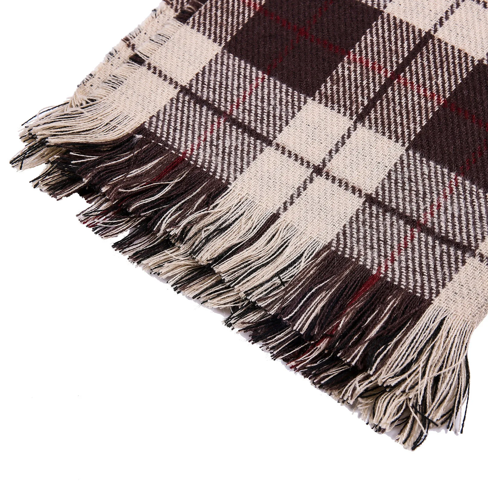 

Autumn Winter Top Style Large Shawl Fashion Scarf Women Lovers Plaid Thick Tassel Scarves Shawls Wraps Female Bufanda Para Mujer