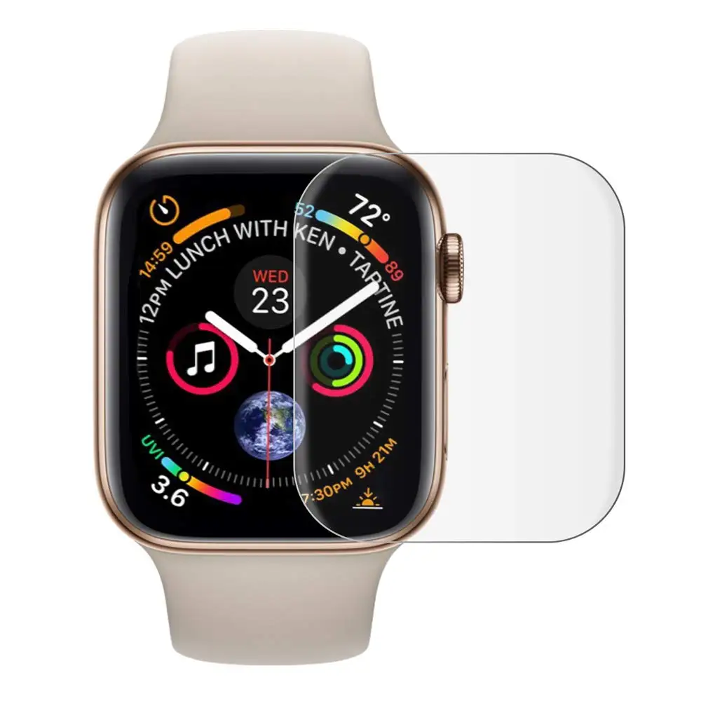 Полная защитная пленка для Apple watch протектор экрана 3D Чехол 42 мм 44 40 38 iwatch 5 4 3 2 1