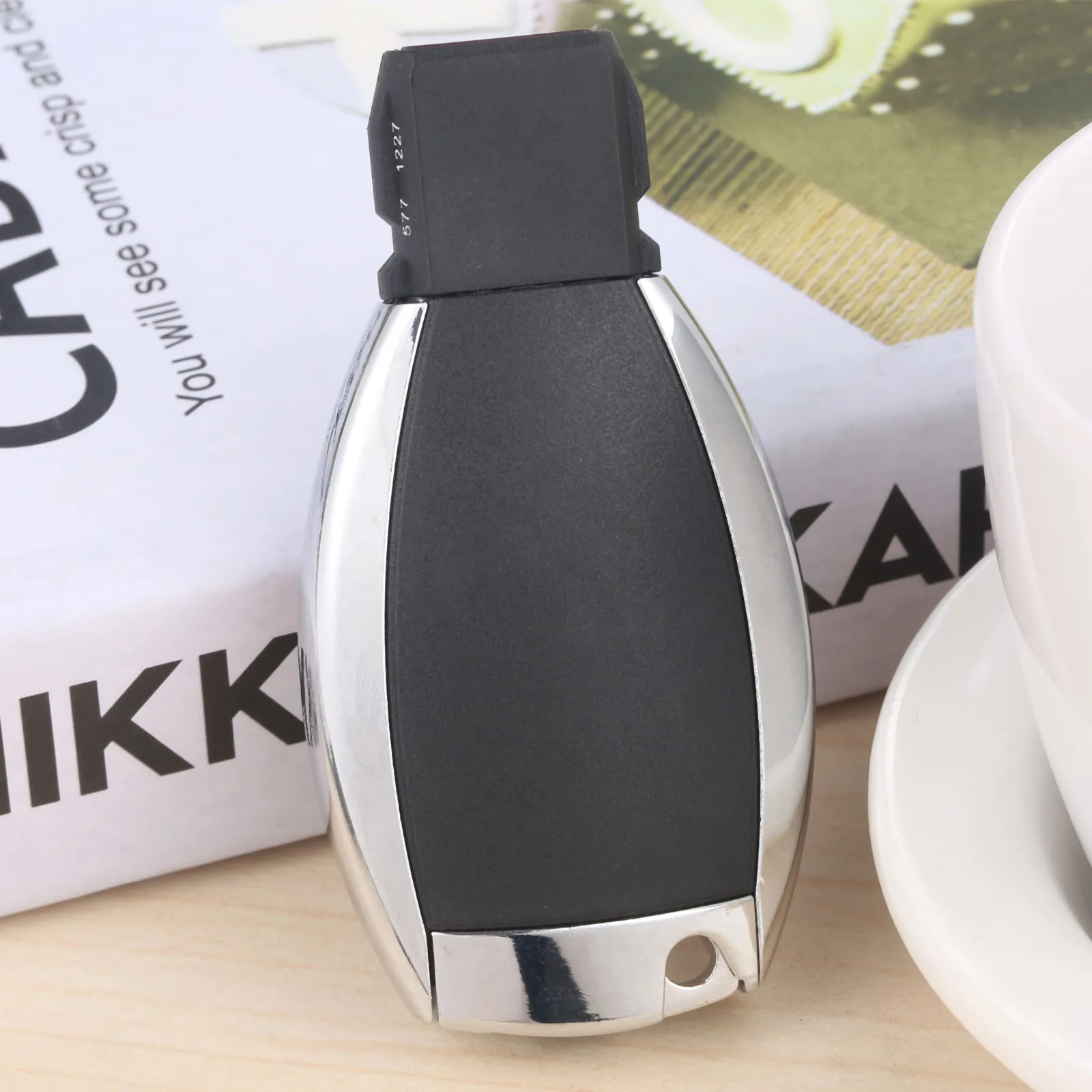 Замена Smart Remote Key 2 кнопки 433 МГц BGA чип лезвие для 2000 2017 Mercedes Benz A E S G CLK SLK ML