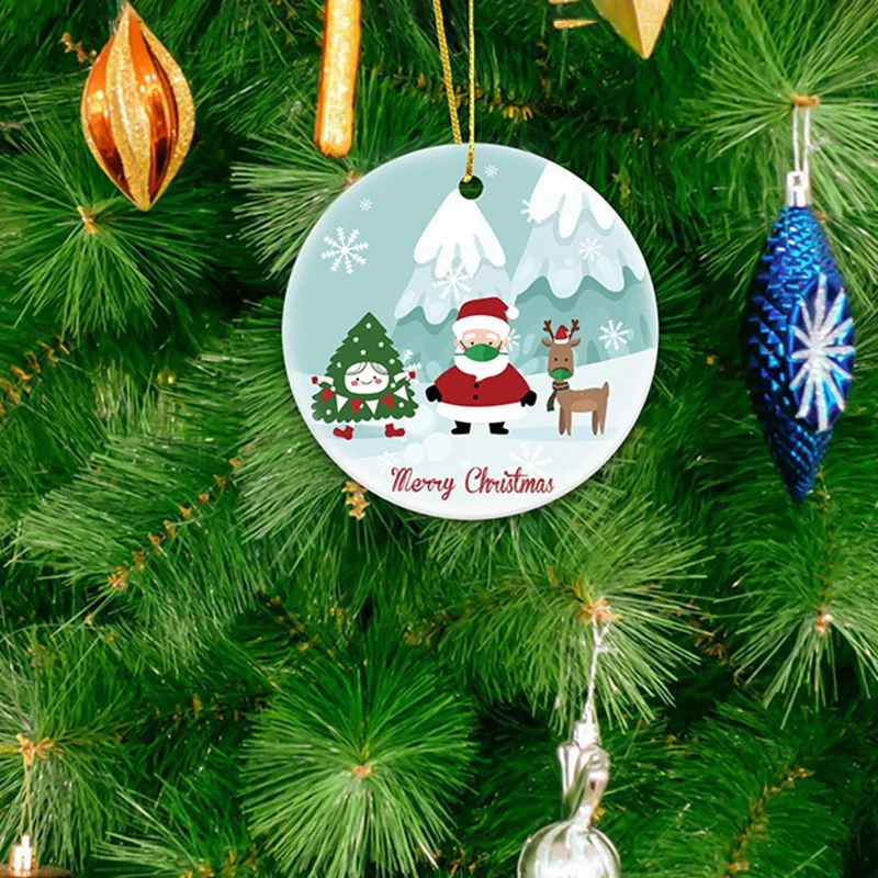 2020 Рождественская елка украшения Счастливого Рождества милый Санта 2 9 дюйма
