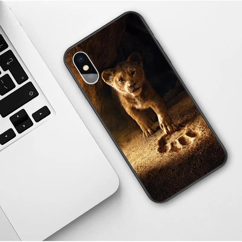 TPU Король Лев Simba nala силиконовый чехол для телефона чехол для iPhone 7 8 6s Plus X XS MAX 5S SE XR 11 Pro Max мягкий чехол - Цвет: TPU