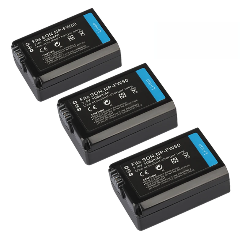 NP FW50 зарядное устройство для Sony a7m2 a7r2 S2 NPFW50 a6500 a6300 a6000 a5000 a3000 NEX 3 QX1 Battery1020mAh|Цифровые