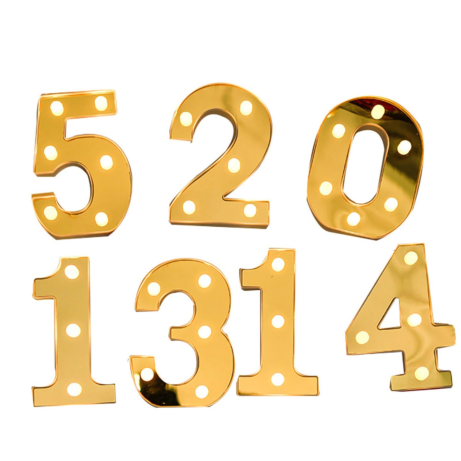 

7 шт., декоративсветильник светодиодные светсветильник льники с цифрами