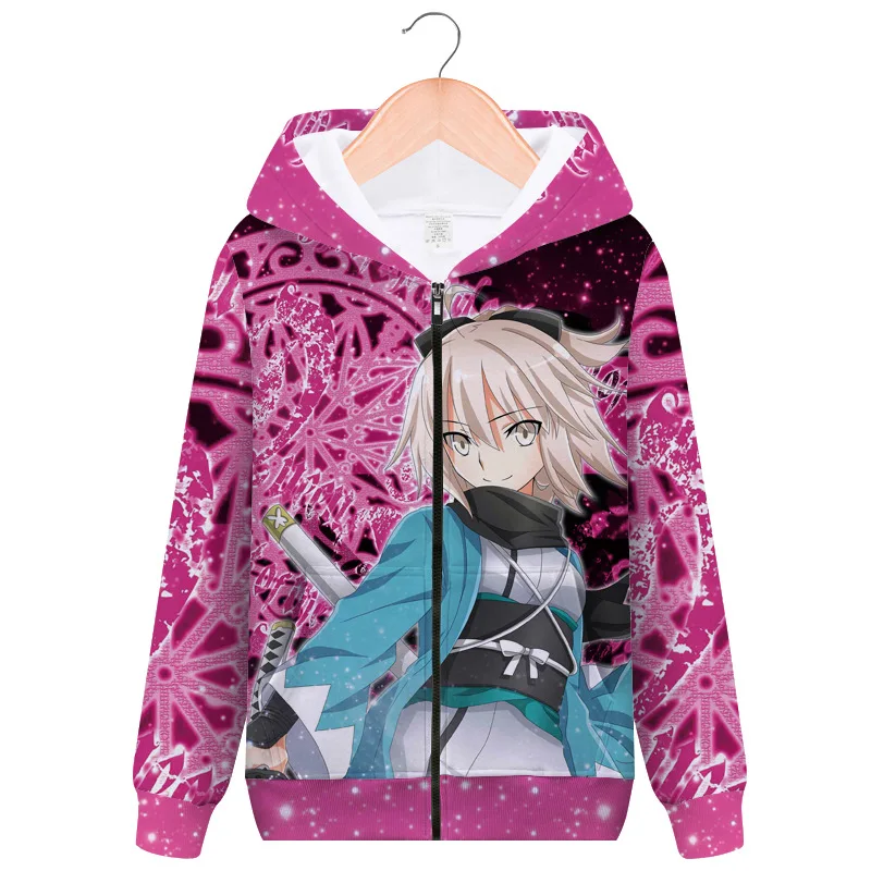 Fate/Stay Night Saber Altria Pendragon Jeanne d'Arc куртка для косплейный костюм с капюшоном для мужчин и женщин свитшот на молнии с капюшоном уличная