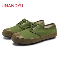 new mens spring and autumn fashion casual shoes one foot slip army green labor insurance shoes mens outdoor sports work shoes