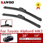 Автомобильные стеклоочистители KAWOO для Toyota Alphard MK2 2008-2015 лобовое стекло аксессуары для переднего окна 28 