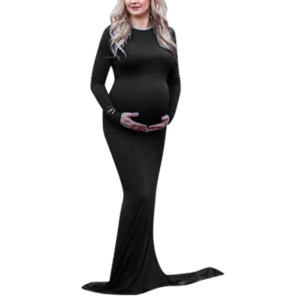 Платья для беременных реквизит фотосессии Платье кормящих элегантное женщин с