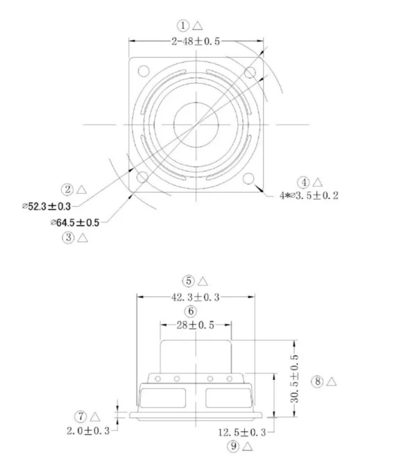 SOTAMIA 2 шт. 48 мм мини аудио полный диапазон динамик s 4 Ом 10 Вт Резина DIY музыка Bluetooth динамик Компьютер домашний кинотеатр громкий динамик