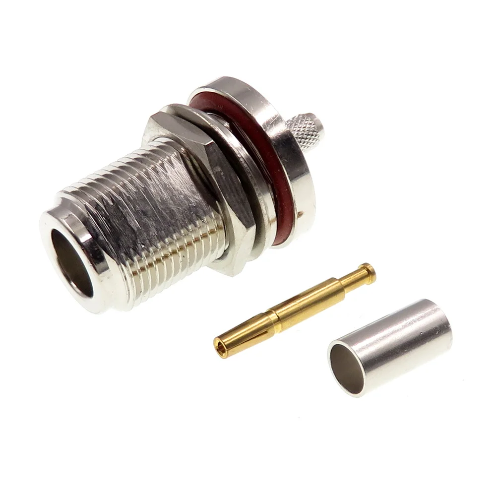 1 шт. женский интерфейс радиочастотный коаксиальный разъем с водонепроницаемым