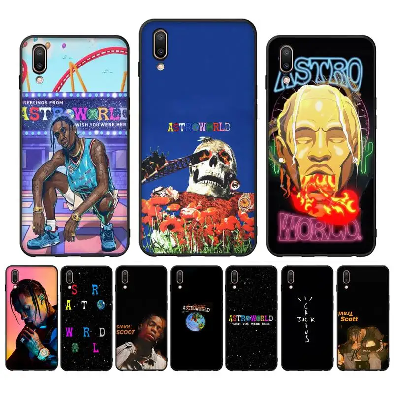 

Cactus Jack Travis Scott Hiphop Phone Case Case For Oppo Reno Realme C3 6Pro Cover For vivo Y91C Y17 Y19 Funda Capa