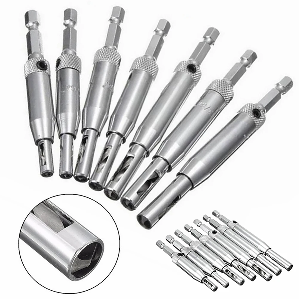 Набор сверл с сердечником дырокол шарнир для дверей Самоцентрирующийся