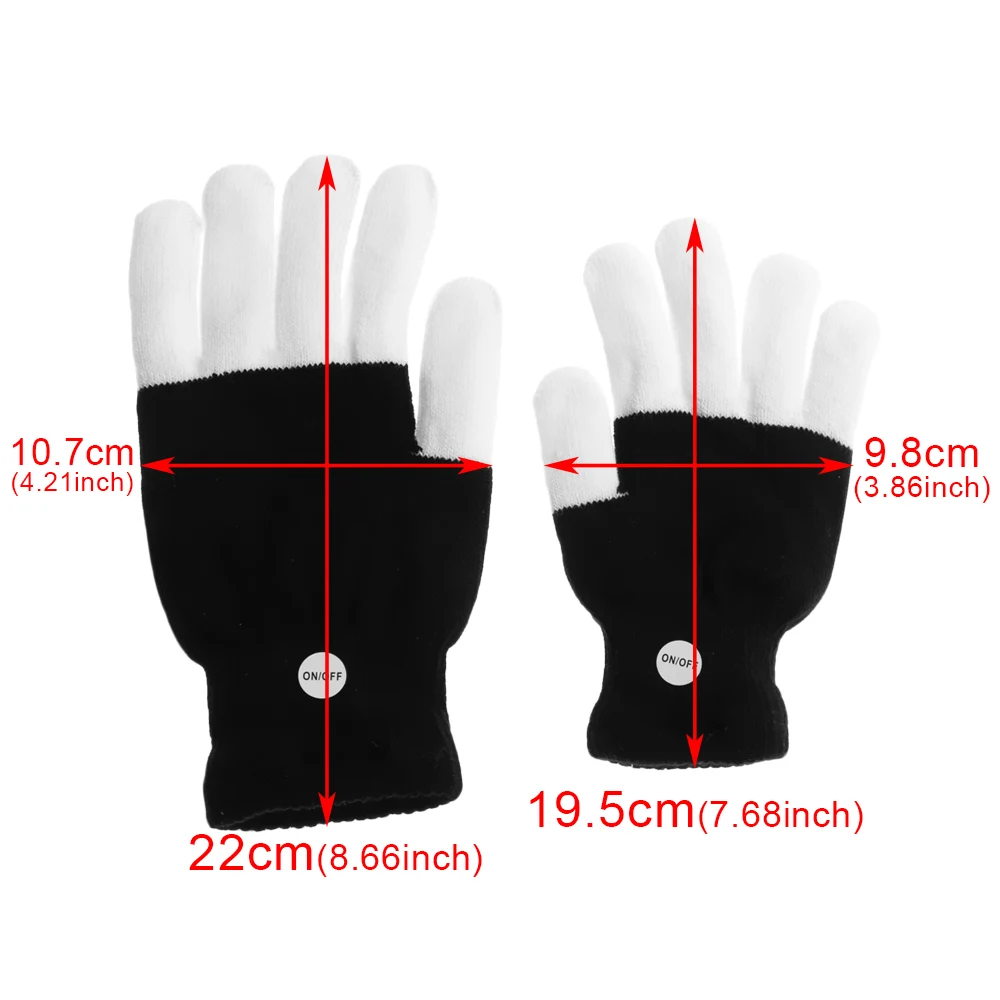 

2020 New Hot LED Gloves Light Up Kids Toys Boys Girls Adult Funny Trick Gift Halloween Christmas Party Gloves