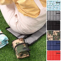 new oxford cloth folding camping mat portable outdoor waterproof foam sitting pad beach mat prevent dirty hiking small seat pad