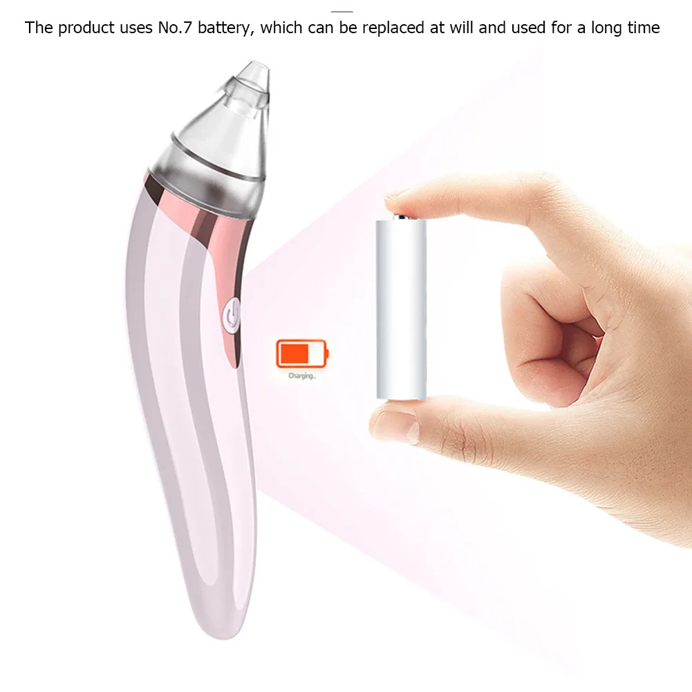 

One Key Electric Nasal Aspirator Practical Easy Clean Safety Anti-Reflux Nasal Suction Device Silicone Baby Snot Cleaner