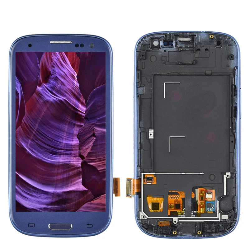 

100% Оригинальный ЖК-дисплей Burn Shadow S3 для Samsung S3 9300 i9300 ЖК-дисплей для Samsung Galaxy S3 ЖК-экран сенсорный дигитайзер в сборе