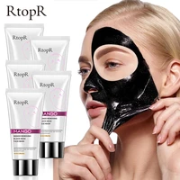 5pcs blackhead nose mask acne treatment remover oil control mud pore band whitening mask peel off nasal peeling skin care