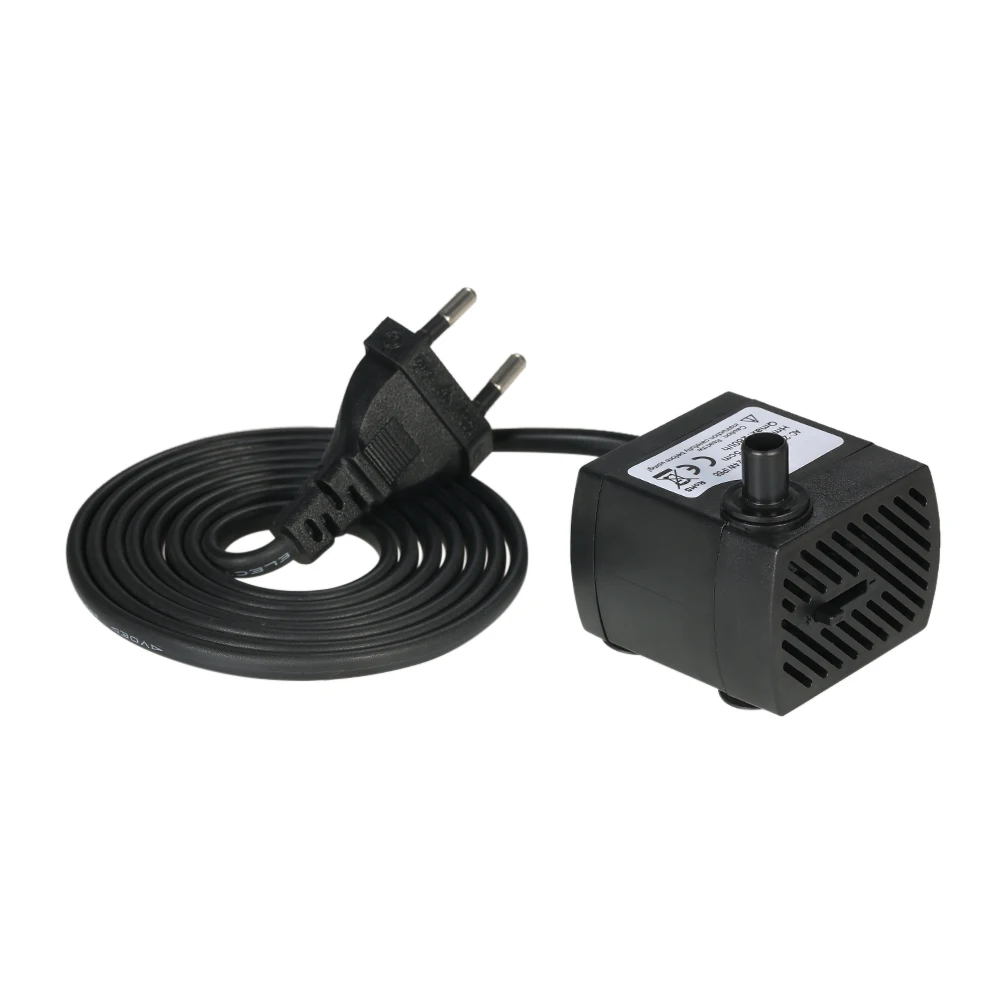 280L/H 2/2. 5/4W погружной водяной насос для аквариума водные сады и гидропонные системы с одно сопло 4.9ft(1,5 м) Мощность шнур