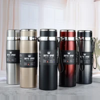 1000ml thermos cup bottle large capacity stainless steel insulated vacuum flasks thermos double wall insulated cup travel cup