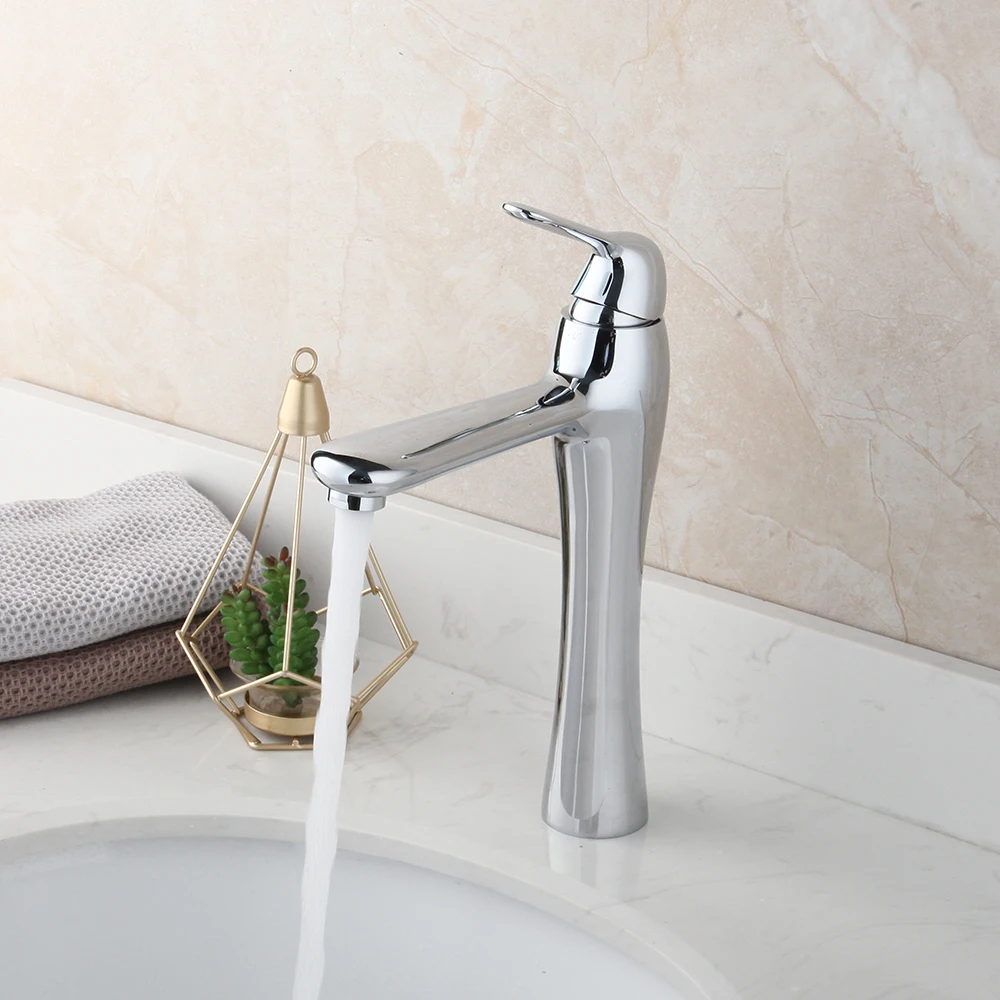 KEMAIDI смеситель для раковины ванной комнаты кран горячей/холодной воды на бортике