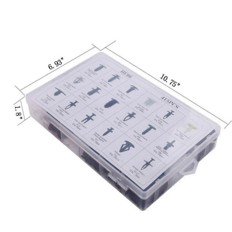 Универсальные автомобильные пластиковые штифты заклепки бампера аксессуары