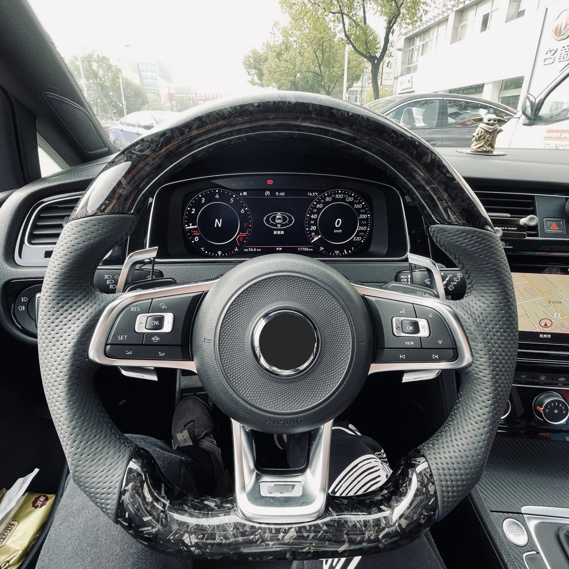 Для Volkswagen Golf 7 GTI R MK7 Polo Scirocco Jetta Tiguan индивидуальный Углеродный волокно